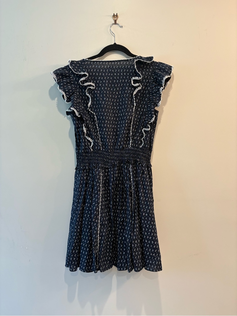 Rebecca Taylor La Vie Ruffle-Trim Mini Dress - Picture 6 of 8